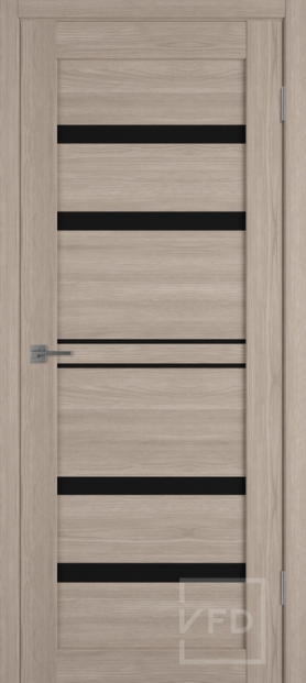 Межкомнатная дверь Atum Pro 26 BG (Атум Про 26) Red Oak стекло Black Gloss купить в Екатеринбурге - ТД Бекар